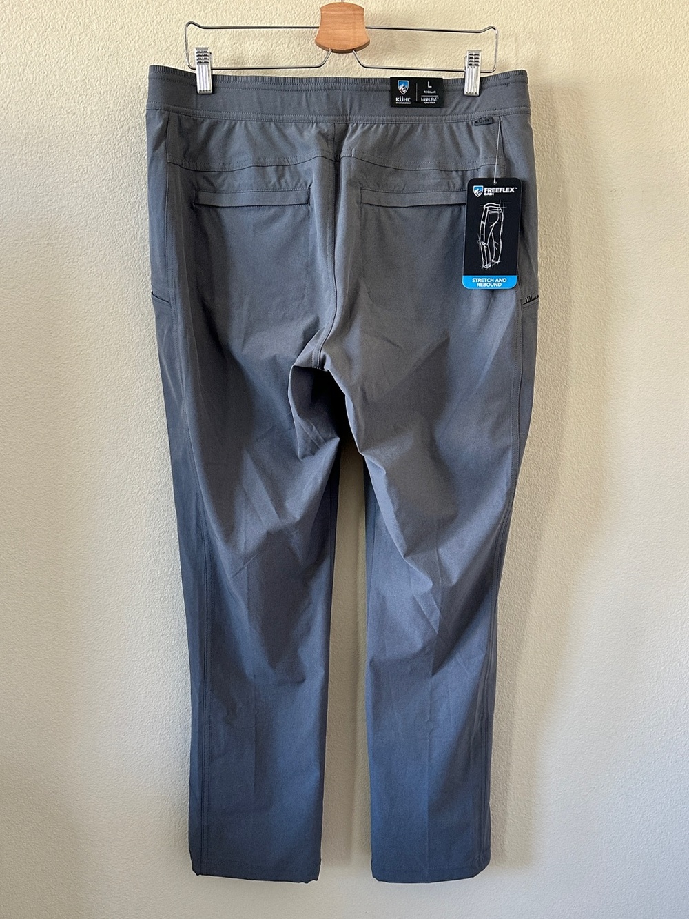 KÜHL Gray Freeflex Dash Straight Fit Higher Back Jogger Size L - Picture 3 of 13